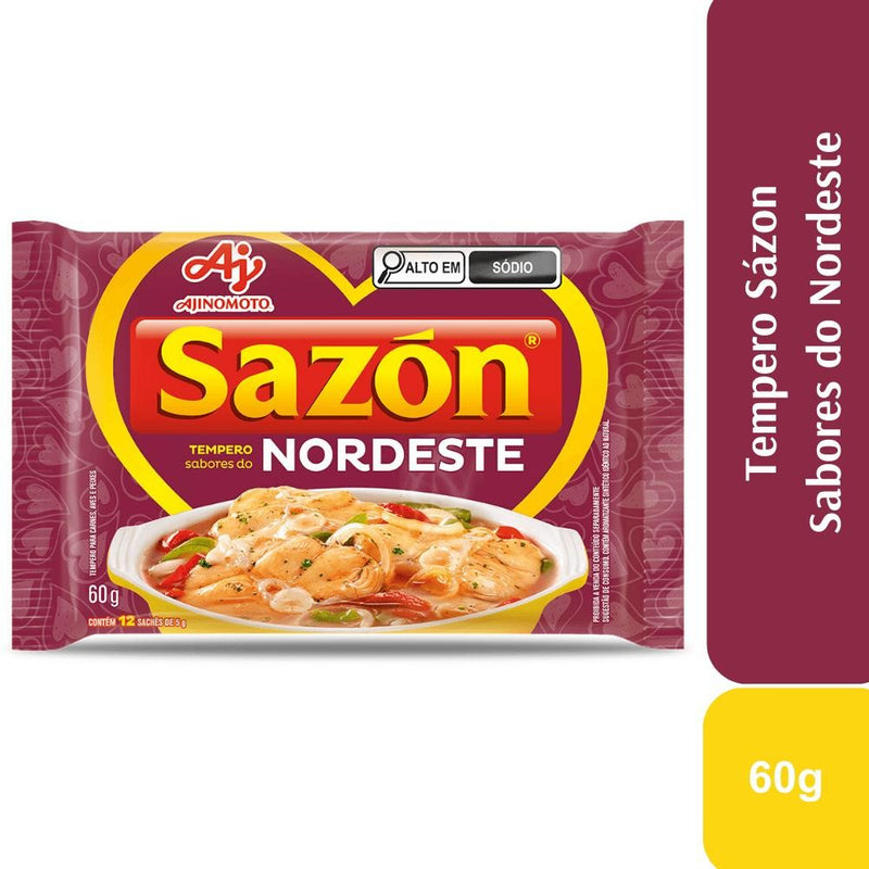 Tempero Em Pó Sazón® Sabores Do Nordeste 60g