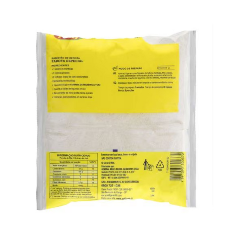 FARINHA MANDIOCA YOKI 500G