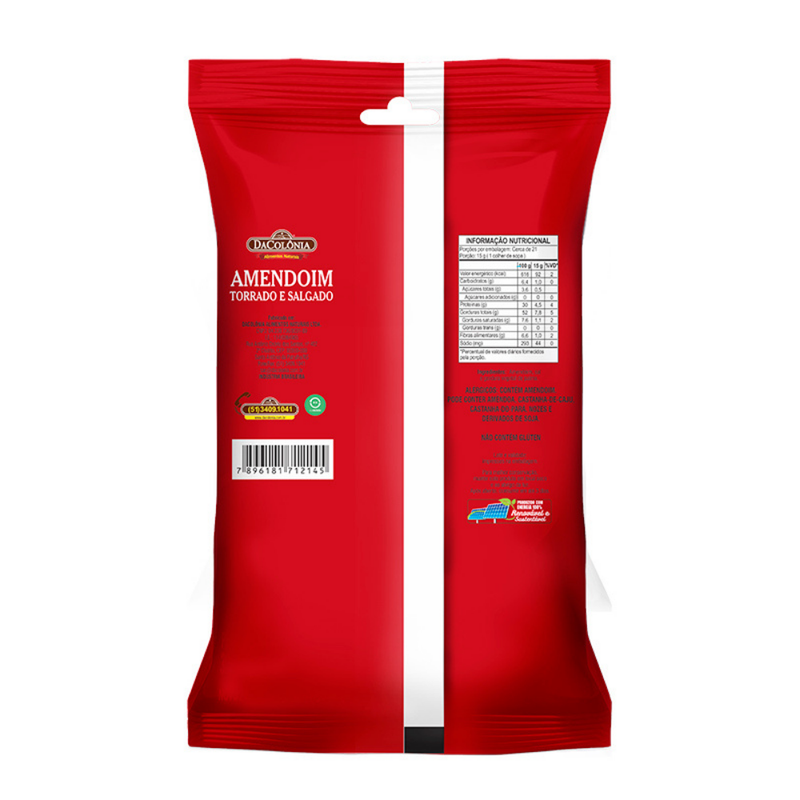 Amendoim Salgado DaColônia 320g