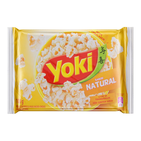 Pipoca para Micro-Ondas Natural Yoki Pacote 100g