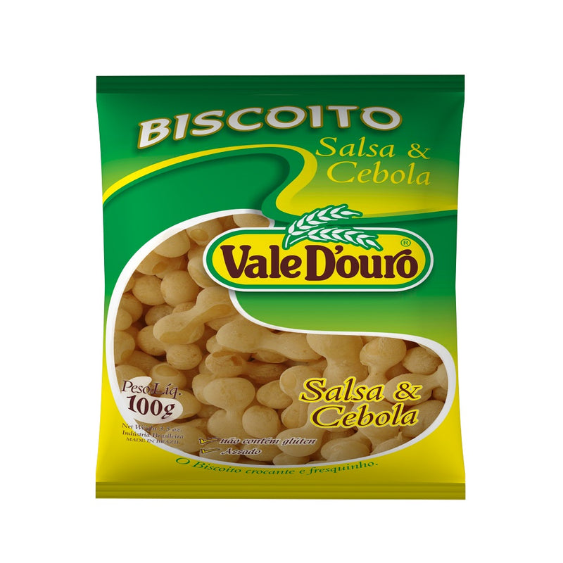 Biscoito De Polvilho Salsa E Cebola 100gr Vale D'ouro