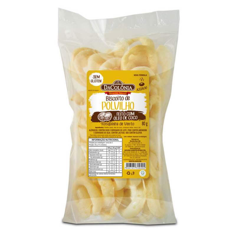BISCOITO ROSCA DE VENTO POLVILHO DACOLÔNIA 80G