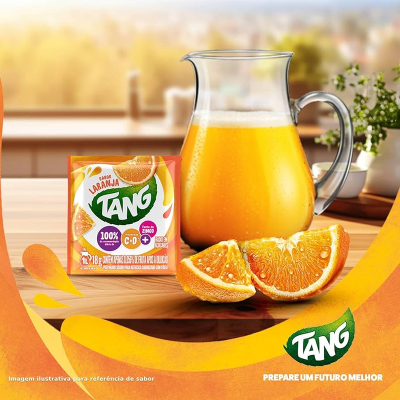 Refresco Pó Tang Laranja Caixa 348g - 18 Un