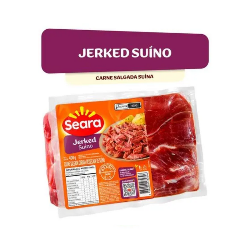 Carne Salgada Jerked Suíno Seara 400g
