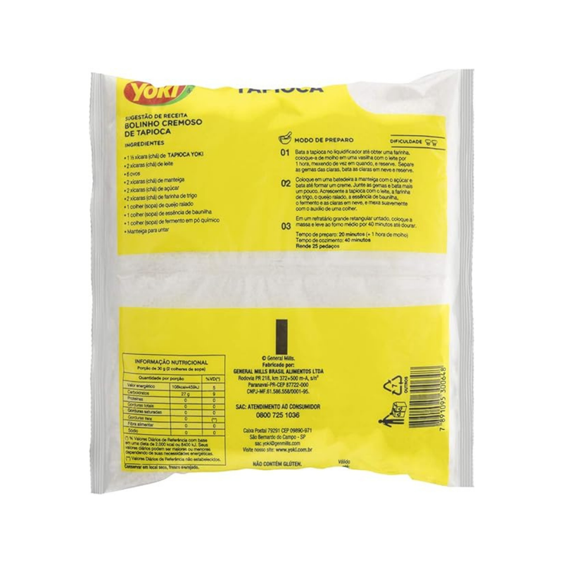 TAPIOCA YOKI GRANULADA 500G