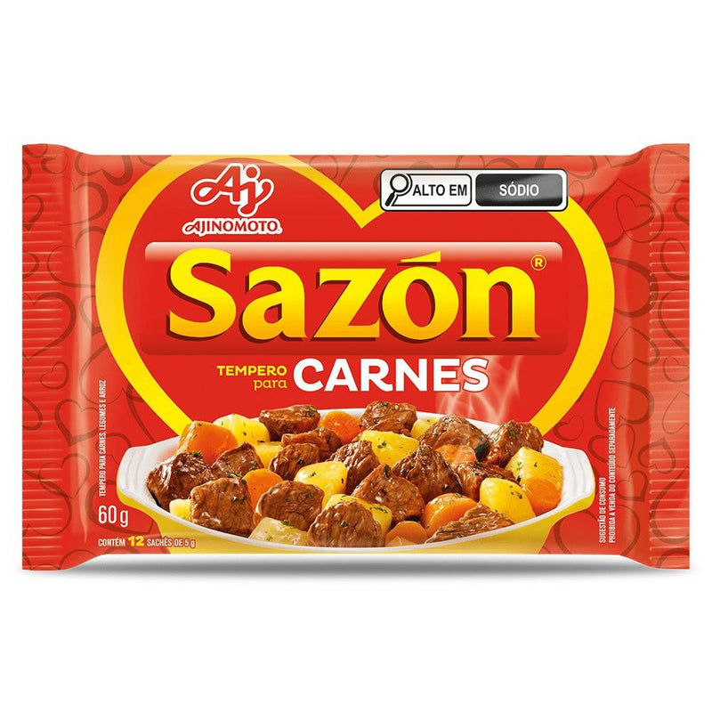 Tempero em pó sazón® sabor carnes 60g
