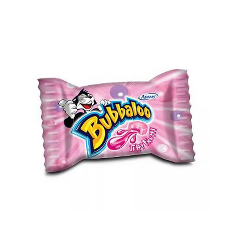 Chiclete Bubbaloo Sabor Tutti-Frutti Caixa c/ 60