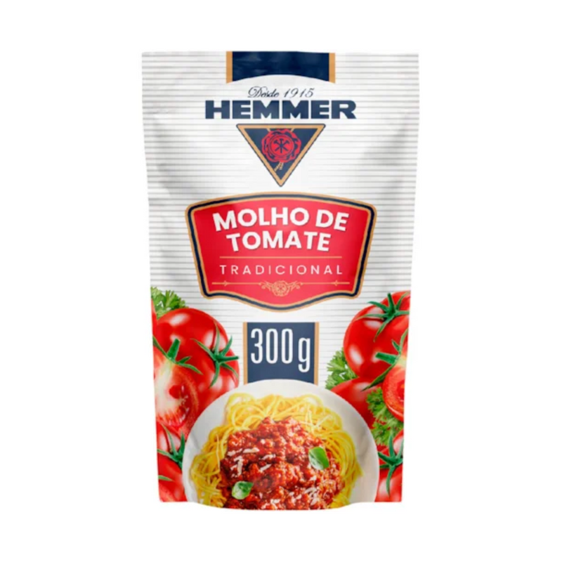 Hemmer Molho De Tomate Tradicional 300G