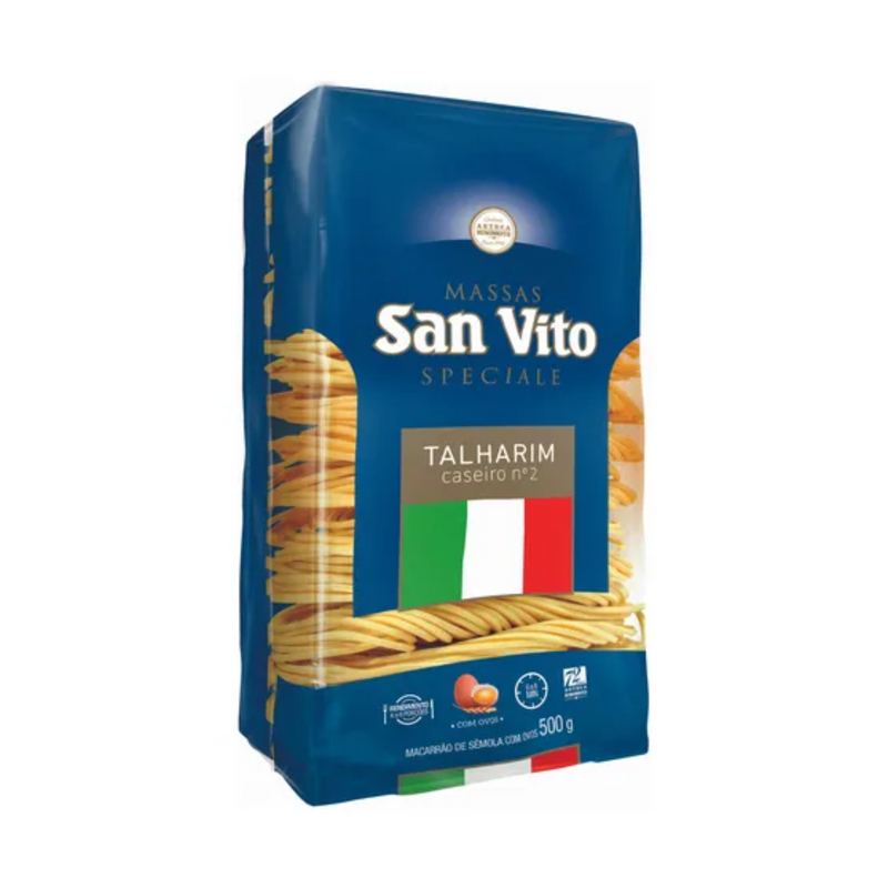 MACARRÃO TALHARIM CASEIRO SAN VITO 500GR