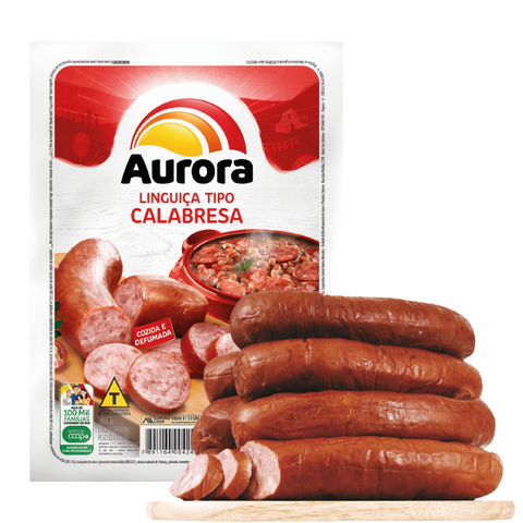 Linguica Tipo Calabresa Aurora 400gr