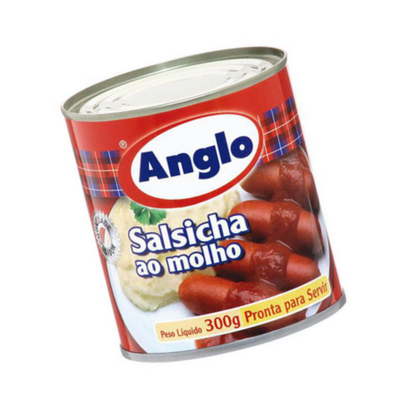 Salsicha Conserva Anglo 300G Ao Molho