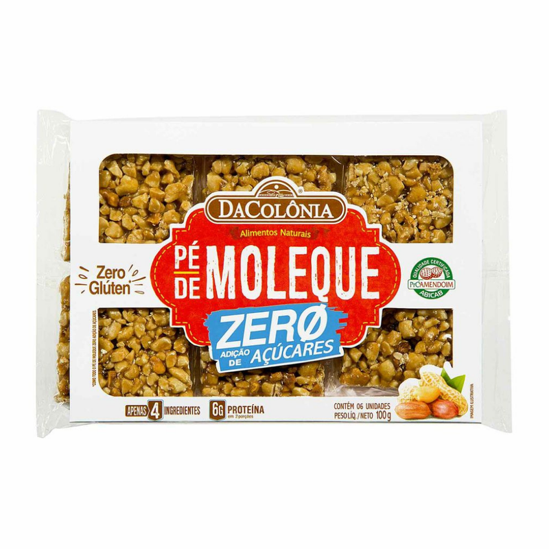 Pé de moleque Zero DaColônia 100gr