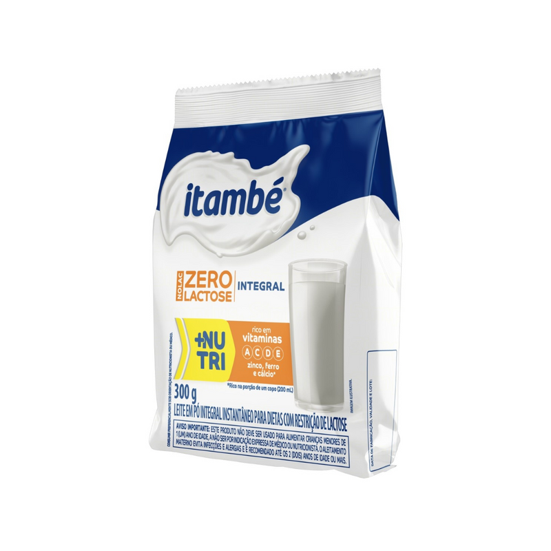 Leite Pó Instantâneo Integral Zero Lactose Itambé 300g