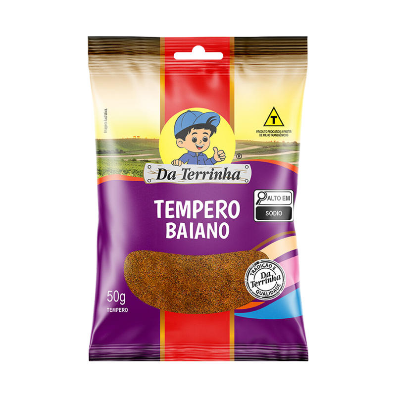 TEMPERO BAIANO PO DA TERRINHA 50G
