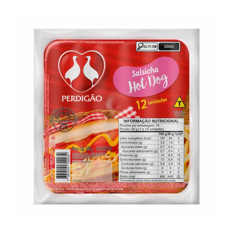 Salsicha Hot-Dog Perdigão 500g
