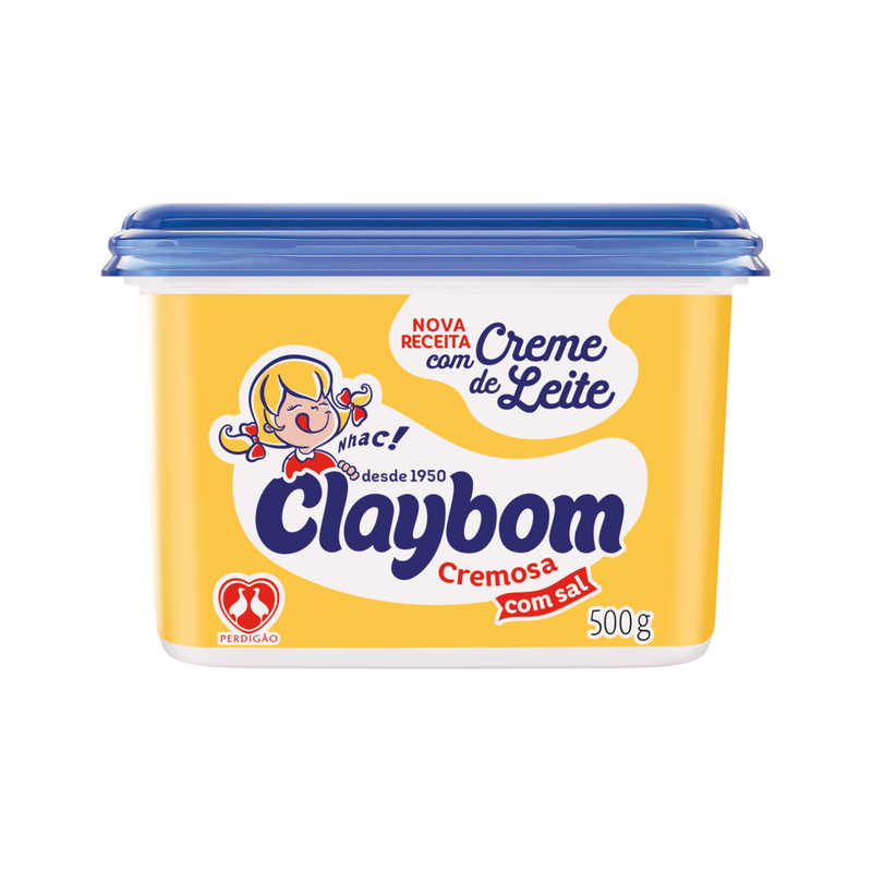 Margarina Cremosa com Sal Claybom Pote 500g