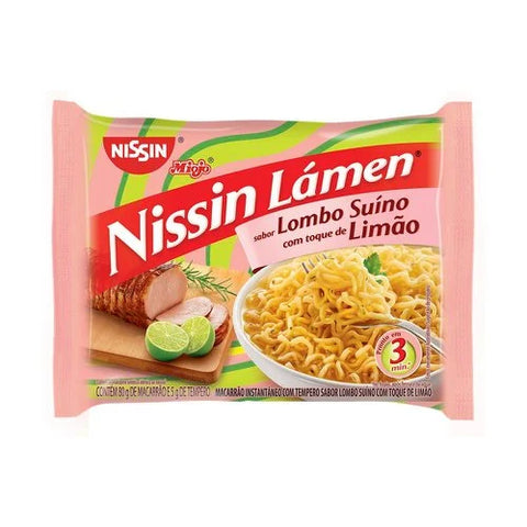 Macarrao Instantaneo Nissin Lamen Lombo com Limão 85g
