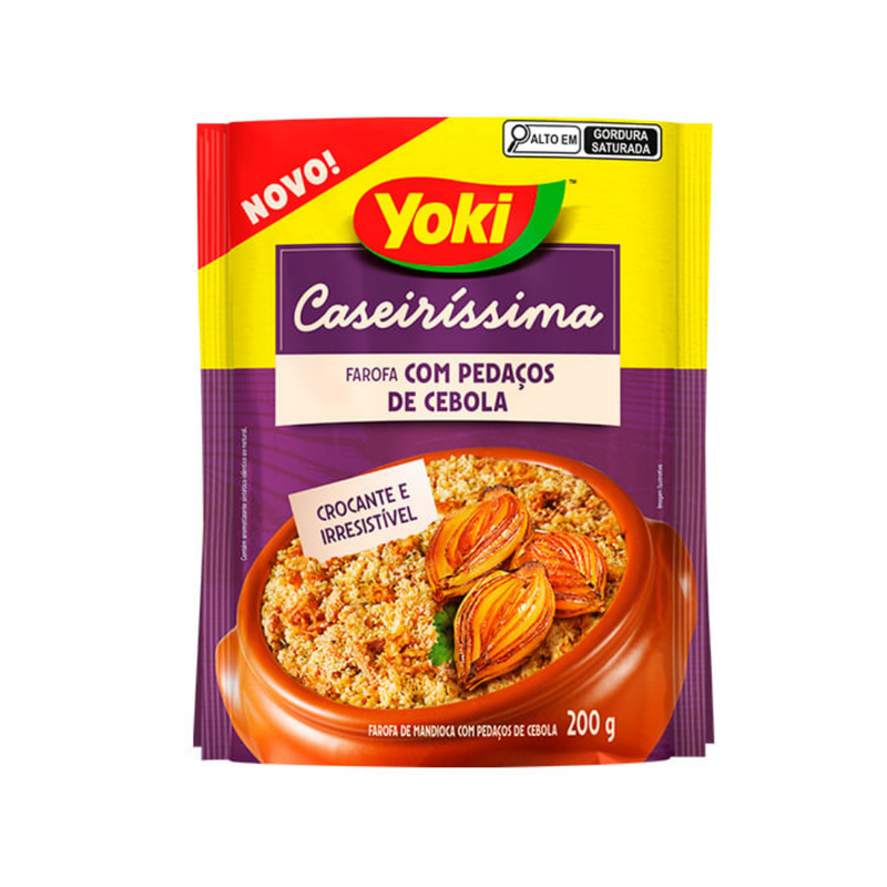 FAROFA CASEIRISSIMA CEBOLA YOKI 200G