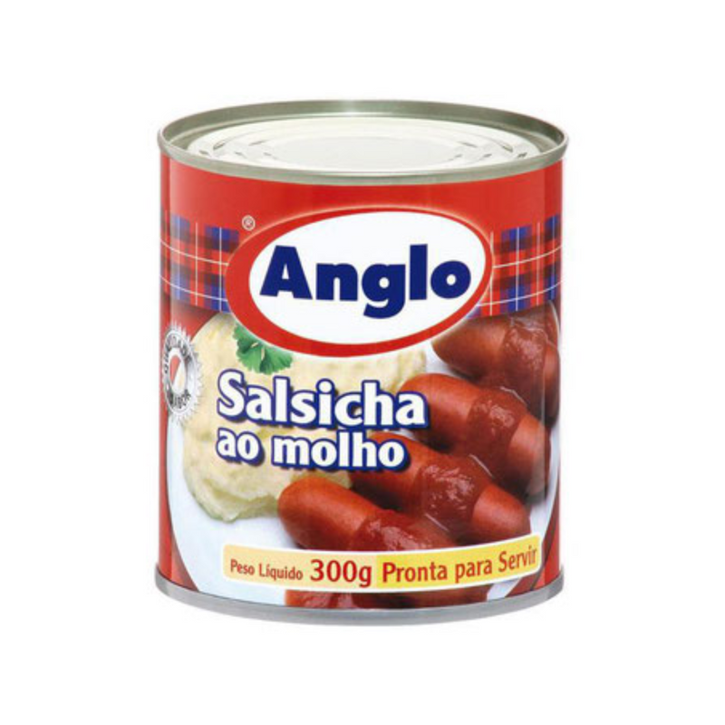 Salsicha Conserva Anglo 300G Ao Molho
