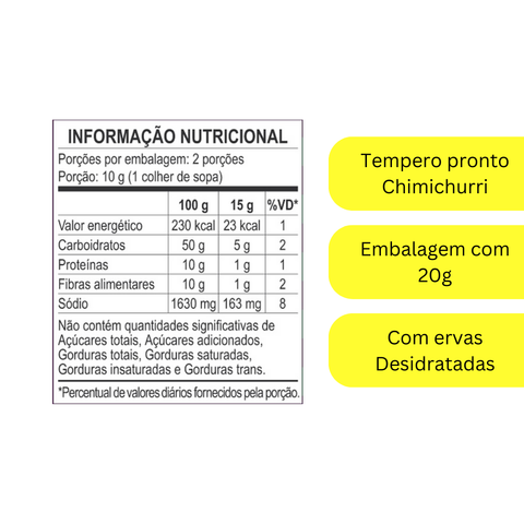 Chimichurri Da Terrinha 20g