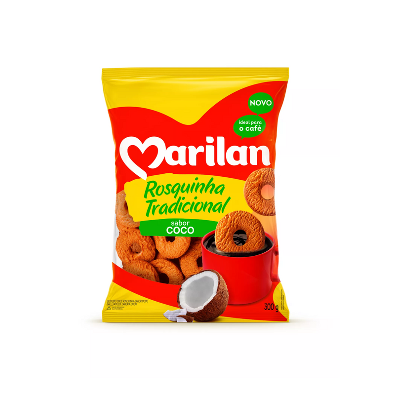 Biscoito Rosquinha Tradicional Coco 300g
