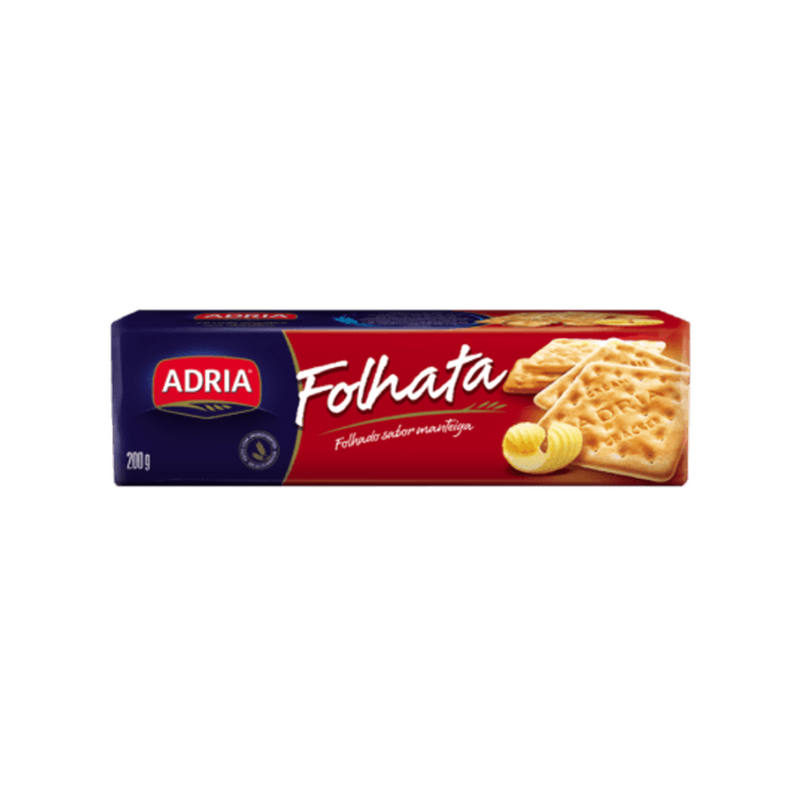 Biscoito Cream Cracker Folhata 170g Adria