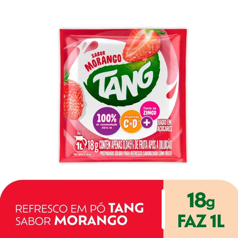 Refresco em Pó Tang Morango 18g
