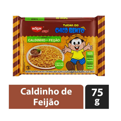 Macarrão Instantâneo Nissin Lamen Caldinho Feijao 75g