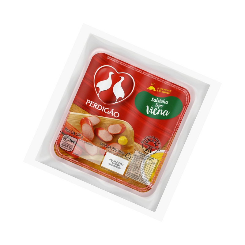 SALSICHA PERDIGAO T.VIENA 500G