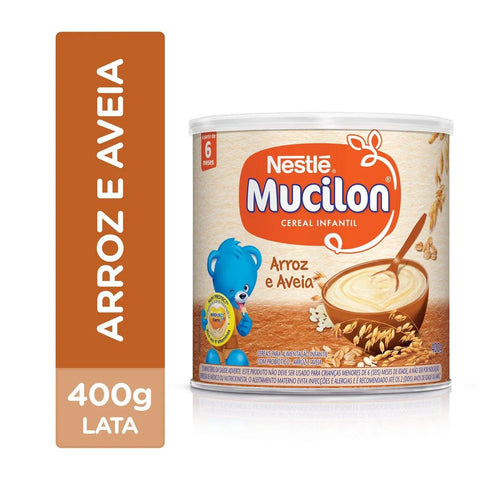 Mucilon Cereal Infantil Nestle Arroz & Aveia 400 Gr