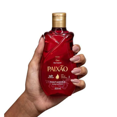 Óleo Corporal Paixão Tentadora Ameixa Rubi 200ml