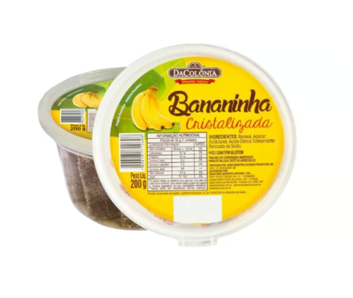 BANANINHA CRISTALIZADA 200G