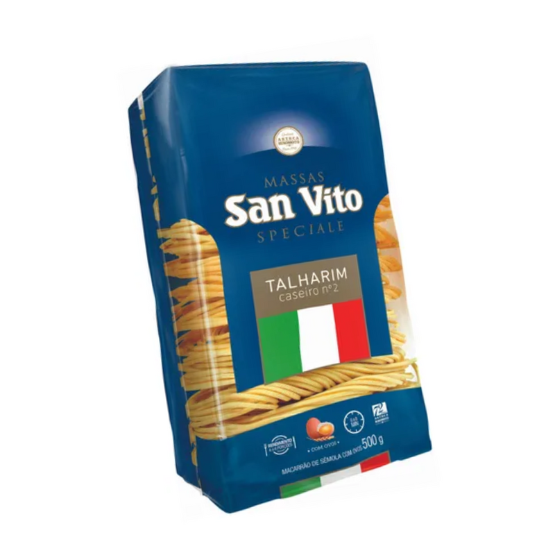 MACARRÃO TALHARIM CASEIRO SAN VITO 500GR