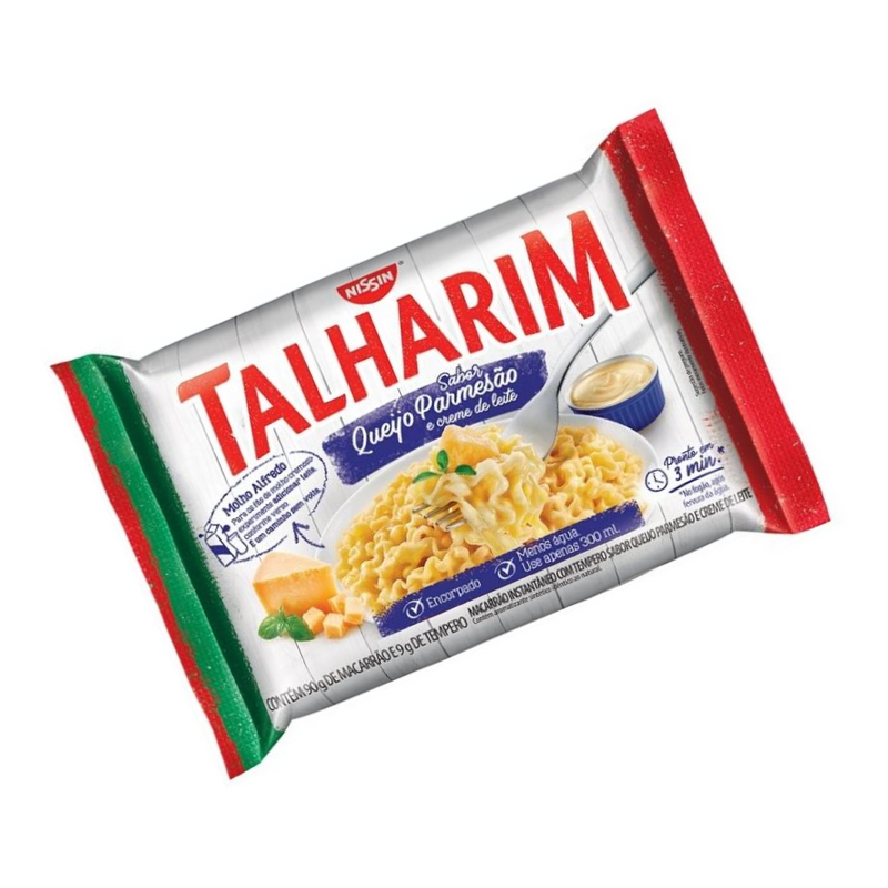 Nissin Talharim Quij. Parm. e Creme de Leite 99g
