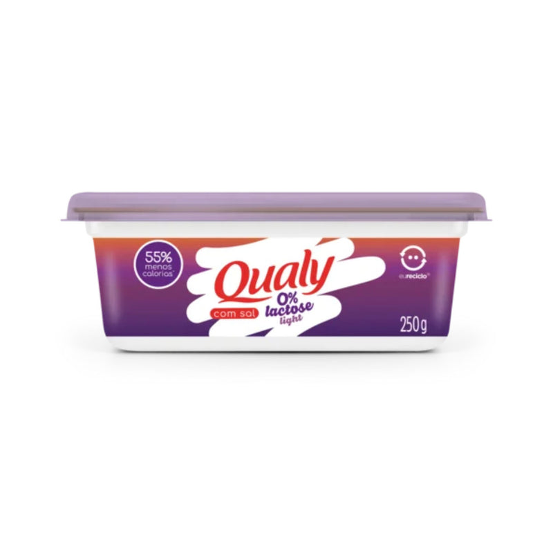 Margarina Qualy Light/Zero Lactose com Sal 250g