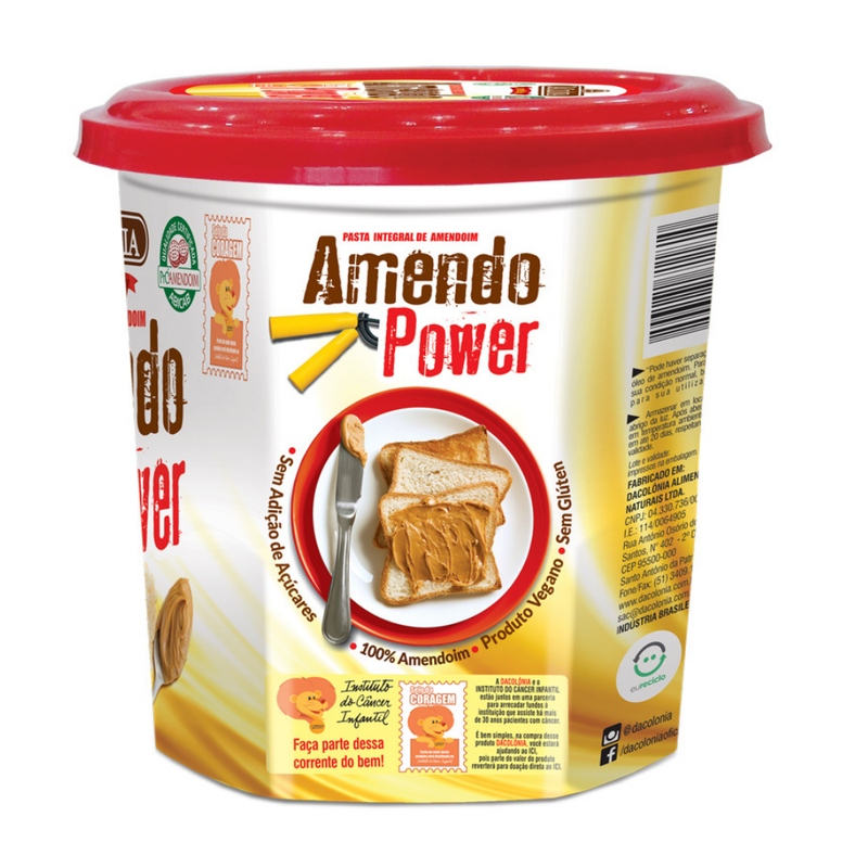 Amendopower Pasta De Amendoim Pote DaColônia 1.005g