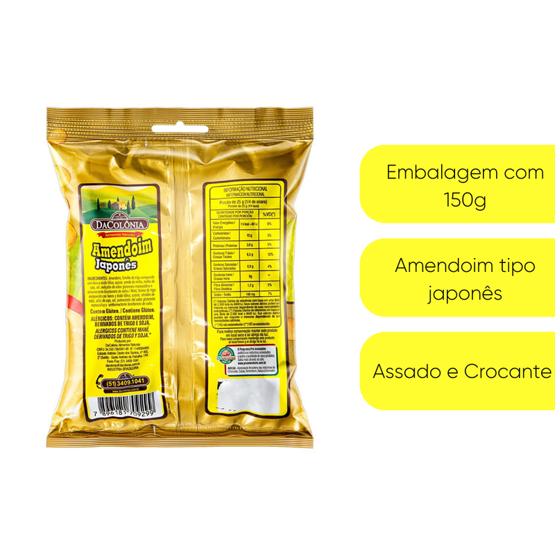 Amendoim Japones Pacote DaColônia 150gr