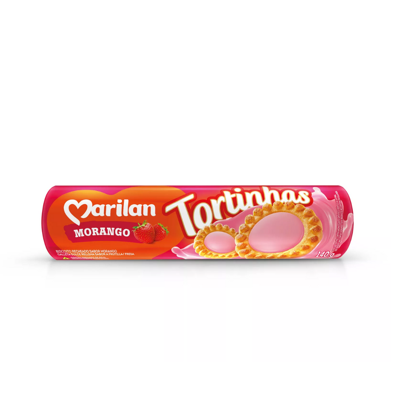 Biscoito Marilan Tortinhas Morango 140g