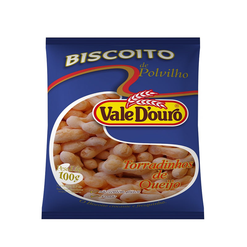 Biscoito De Polvilho Queijo 100gr Vale D'ouro