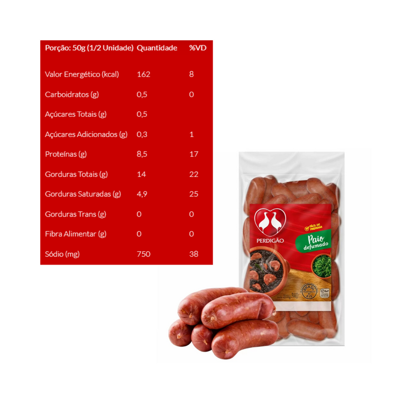 Linguiça Paio Perdigão 2,5KG