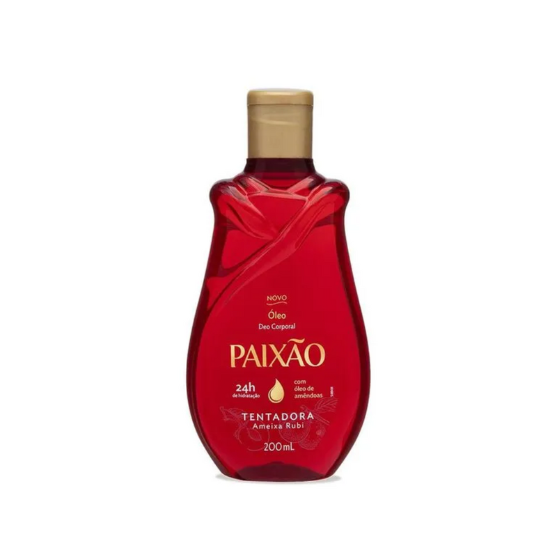 Óleo Corporal Paixão Tentadora Ameixa Rubi 200mI