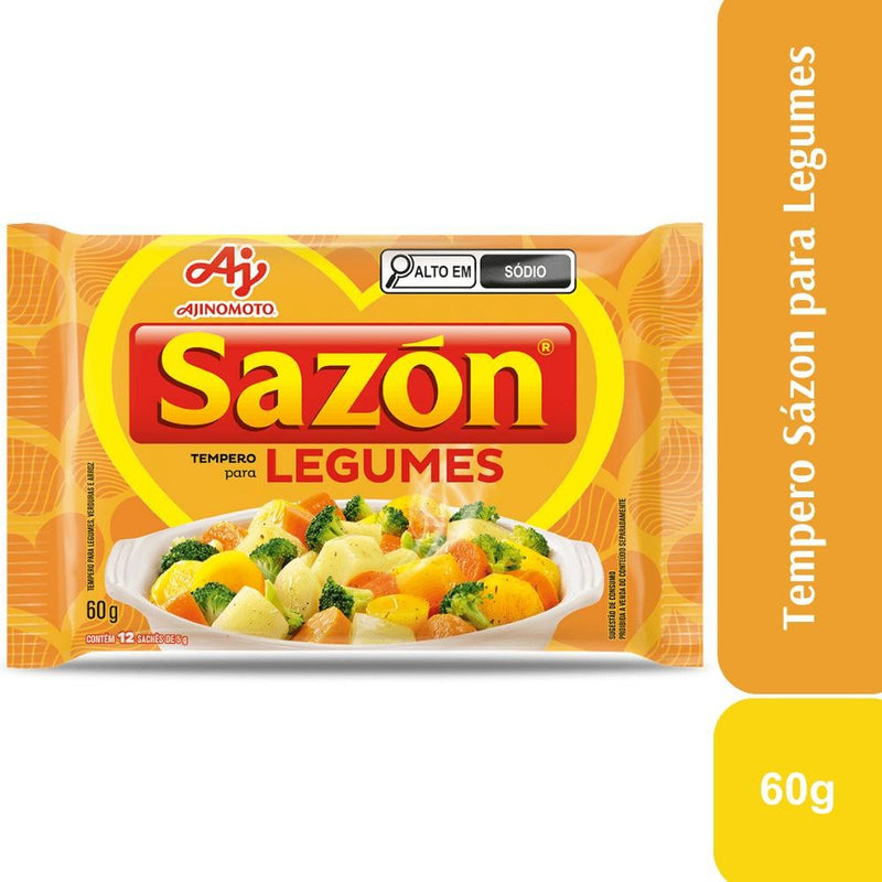 Tempero Em Pó Sazón® Sabor Legumes 60g