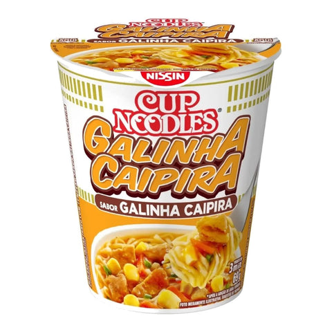 Macarrão Instantâneo Cup Noodles 68G - Nissin - GALINHA CAIPIRA