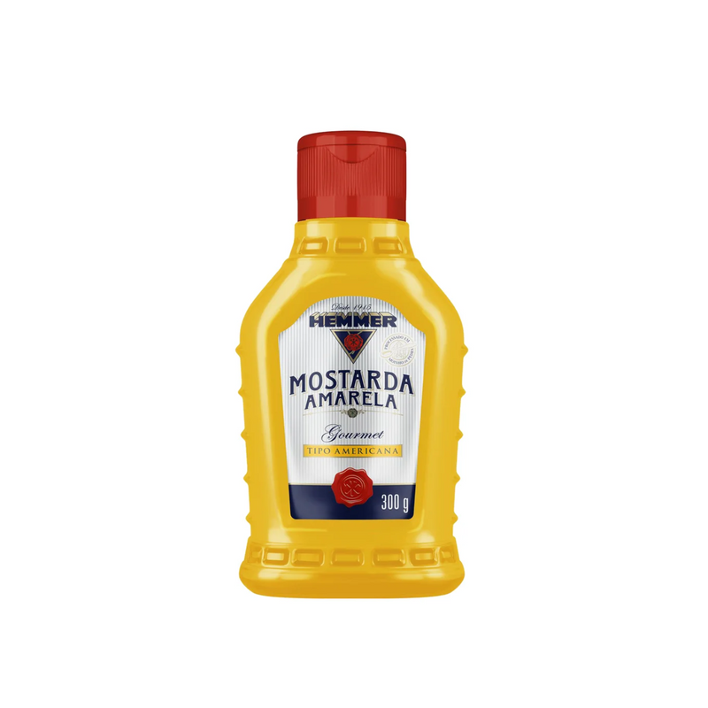 Mostarda Amarela Premium Tipo Americana Hemmer 300g