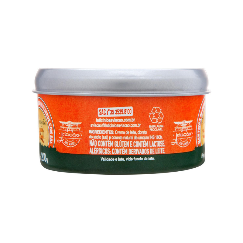 MANTEIGA AVIACAO 200G LATA