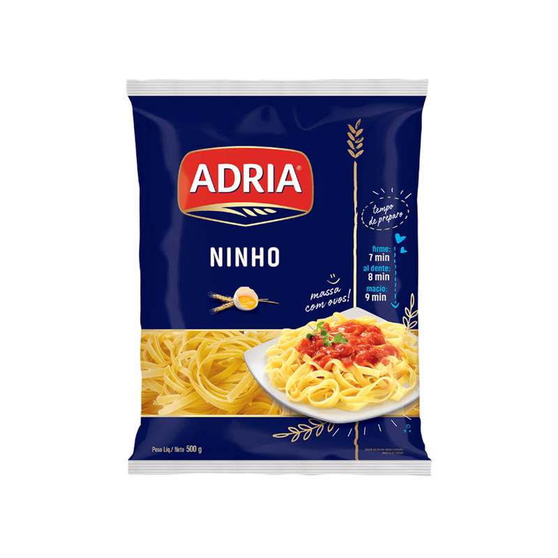 Macarrão Ninho Com Ovos Adria - 500g