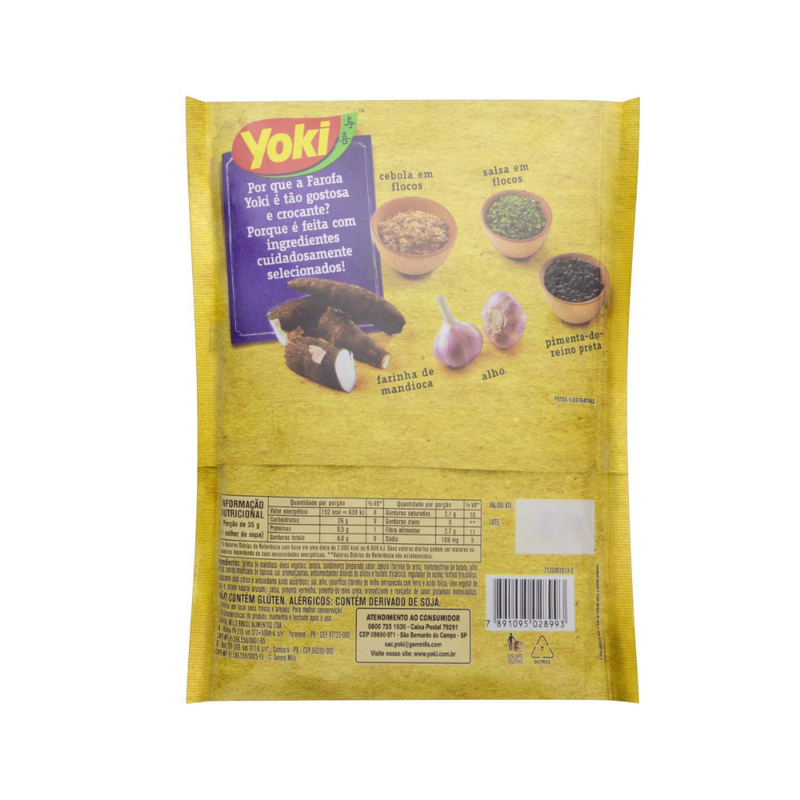 FAROFA CASEIRISSIMA CEBOLA YOKI 200G
