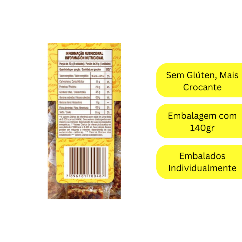 Pé De Moleque Crocante DaColônia 140g