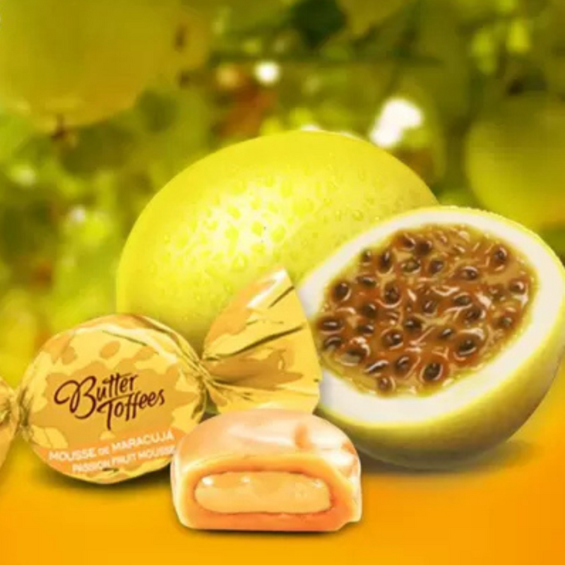 Bala Butter Toffees Maracujá 400g