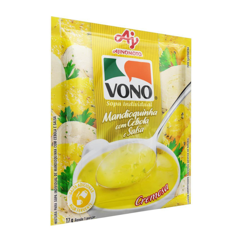 Sopa Vono  Mandioquinha com Cebola e Salsa Pacote 18g